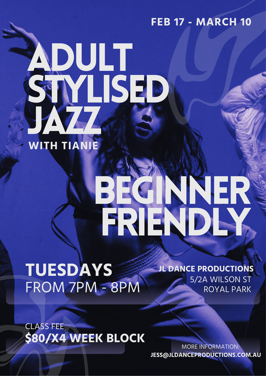Adult Stylised Jazz Class (Session #1)