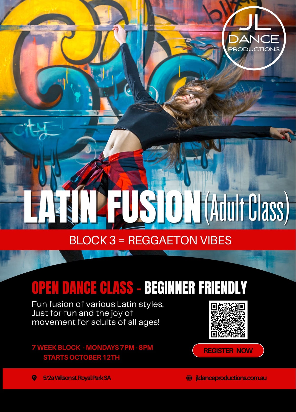 Adult Latin Fusion Dance Class (Term 4 - Session 3)